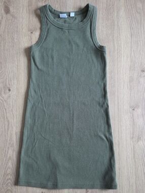 GAP Kids Ribbed Tank Dress - Green